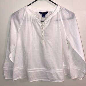 Ralph Lauren girls peasant blouse